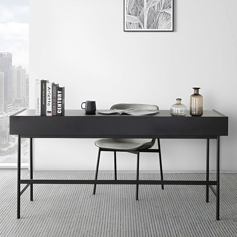 Bàn Làm Việc Gỗ Chân Sắt Đơn Giản - BLV128