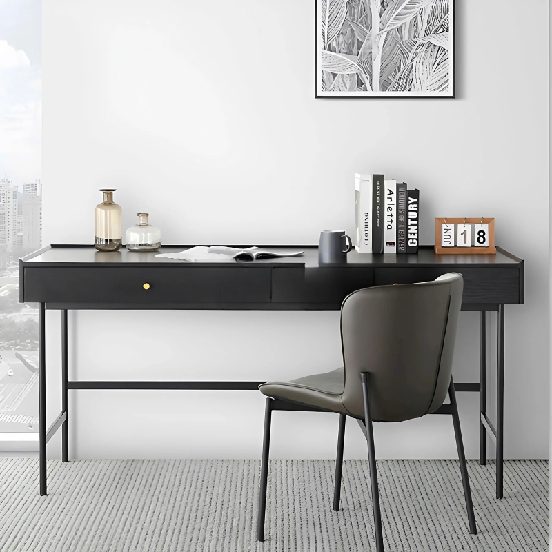 Bàn Làm Việc Gỗ Chân Sắt Đơn Giản - BLV128