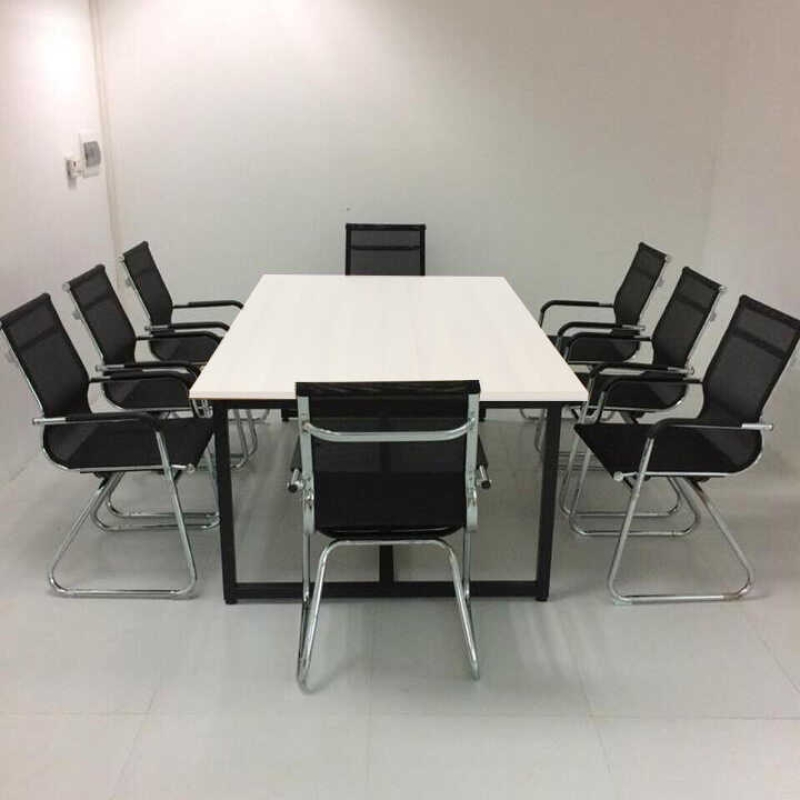 Bàn Họp Văn Phòng Nhân Viên Chân Sắt 2m x  1m - BH13
