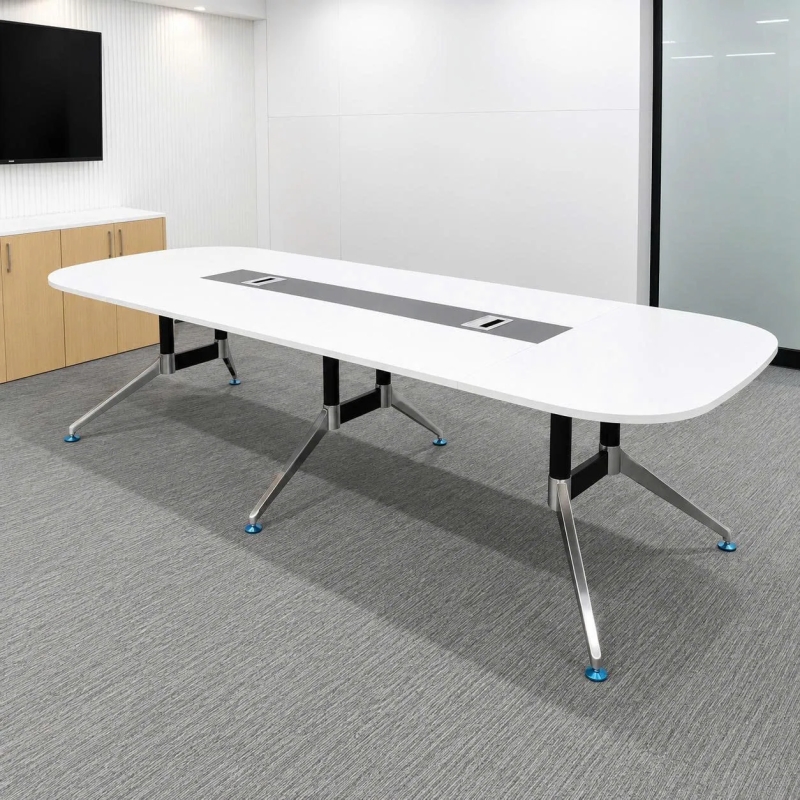 Bàn Họp Văn Phòng Chân Sắt Iris Hiện Đại 3m - BH51