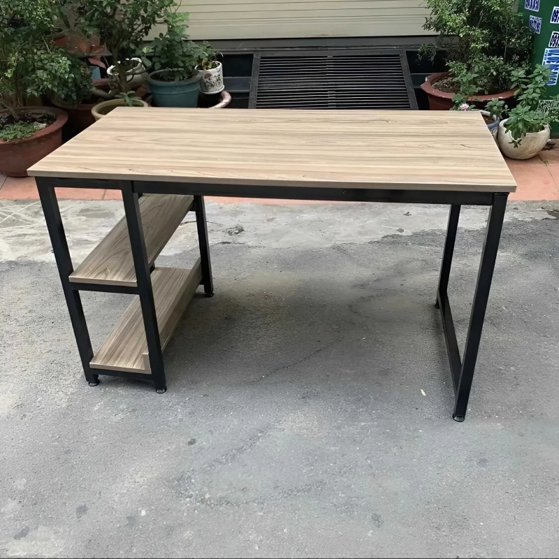 Bàn Làm Việc 2 Kệ Sách - BLV29