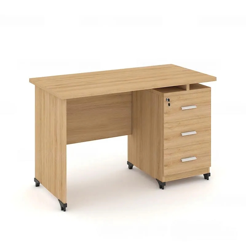 Bàn Làm Việc Văn Phòng Gỗ Công Nghiệp Kèm Hộc - BG58