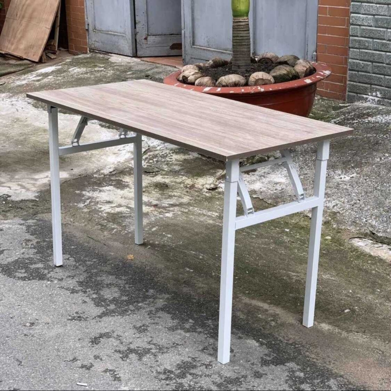 Bàn Làm Việc Chân Gấp Trắng - BLV13