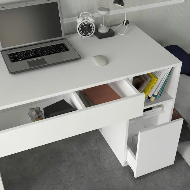  Bàn Làm Việc Gỗ Có Ngăn Kéo & Kệ Tối Ưu Lưu Trữ - BG84