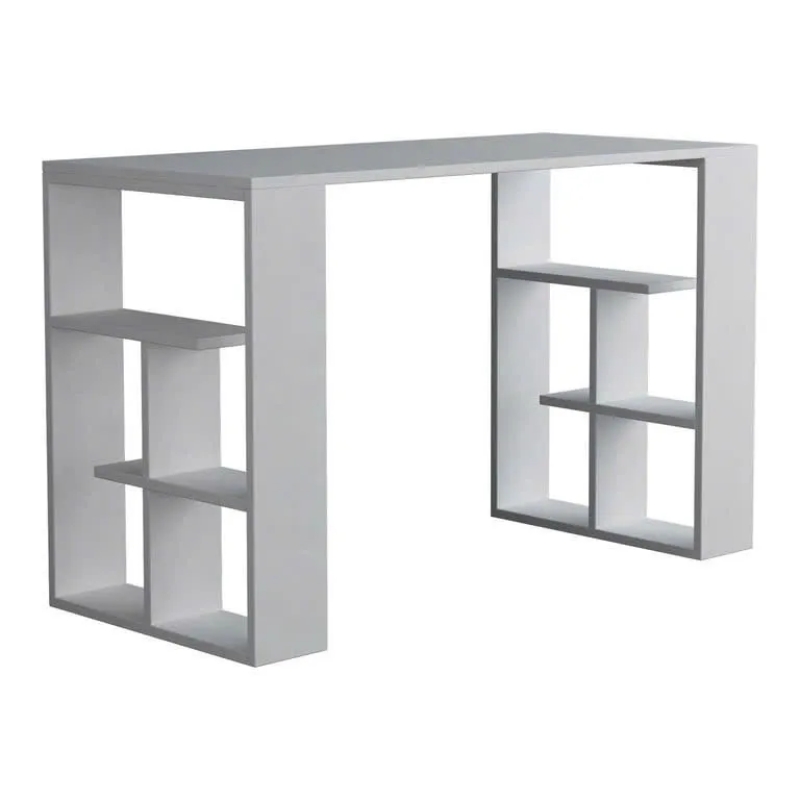 Bàn Làm Việc Gỗ Đẹp Tối Giản Có Kệ - BG68