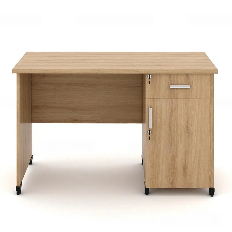 Bàn Làm Việc Gỗ Gọn Gàng Có Khóa - BG64