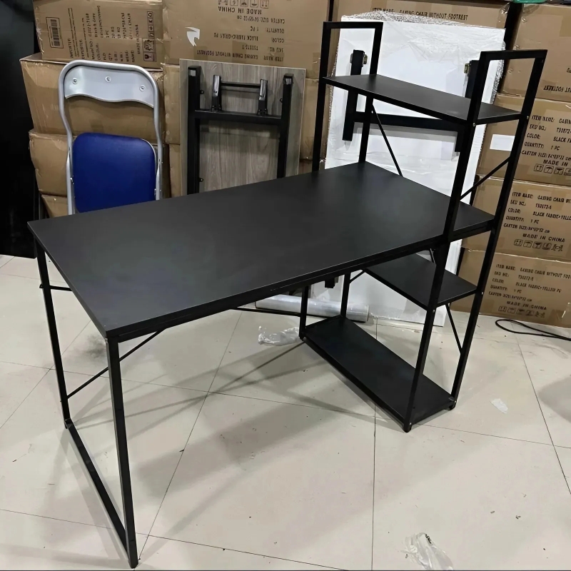 Bàn Làm Việc Gỗ MDF 3 Kệ Sách - BLV28
