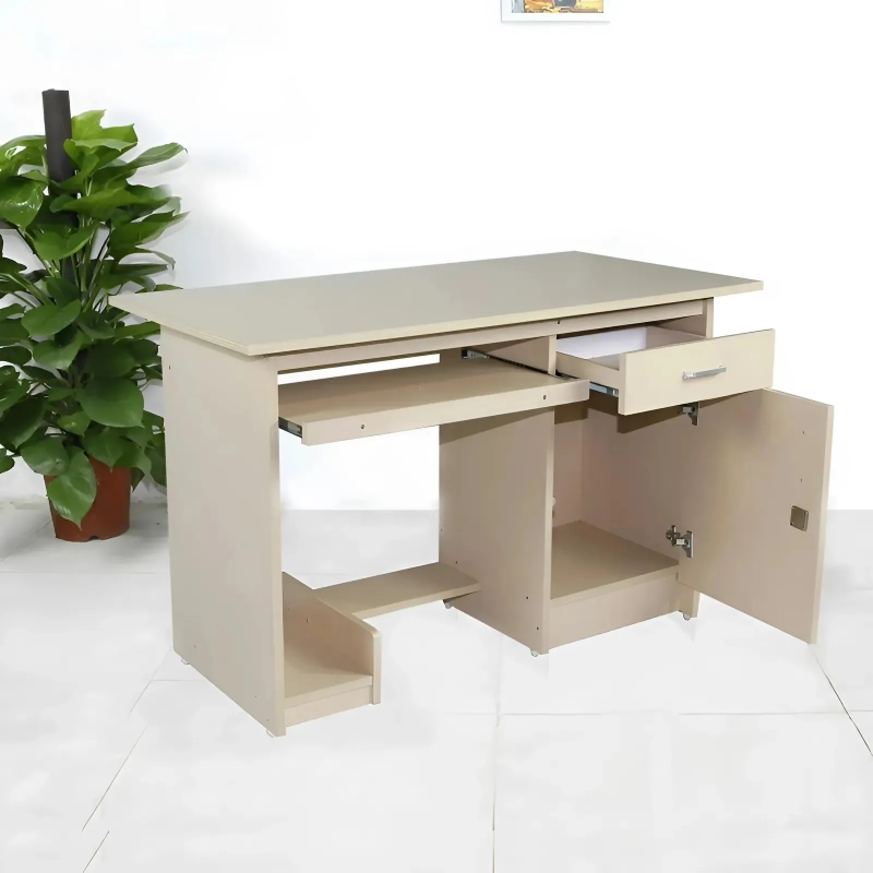 Bàn Làm Việc Văn Phòng Gỗ Có Kệ CPU - BG42