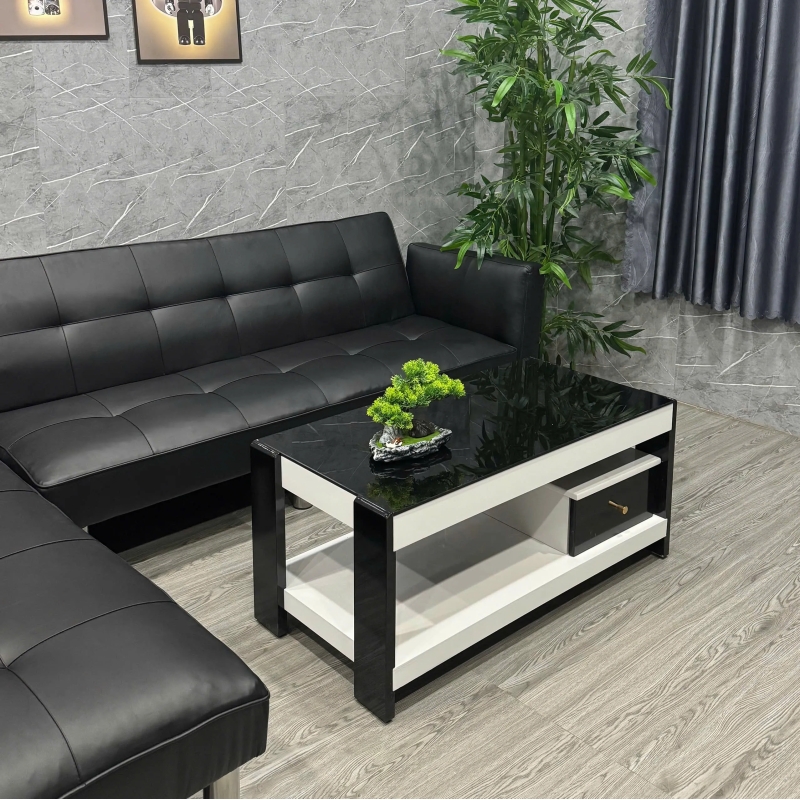 Bàn Trà Sofa Mặt Đá Có Hộc Kéo Hiện Đại - BT28