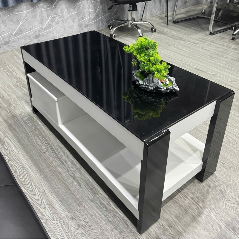 Bàn Trà Sofa Mặt Đá Có Hộc Kéo Hiện Đại - BT28