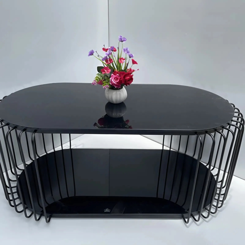 Bàn Trà Hột Xoài Sofa Mặt Cường Lực - BT5