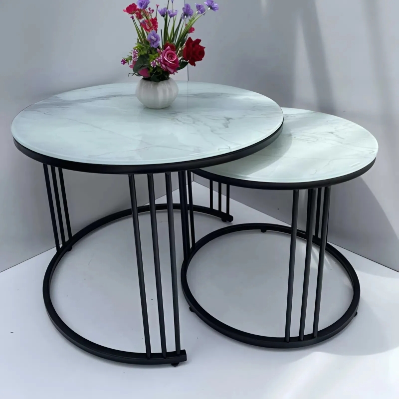 Bàn Trà Sofa Thiết Kế Đôi - BT7