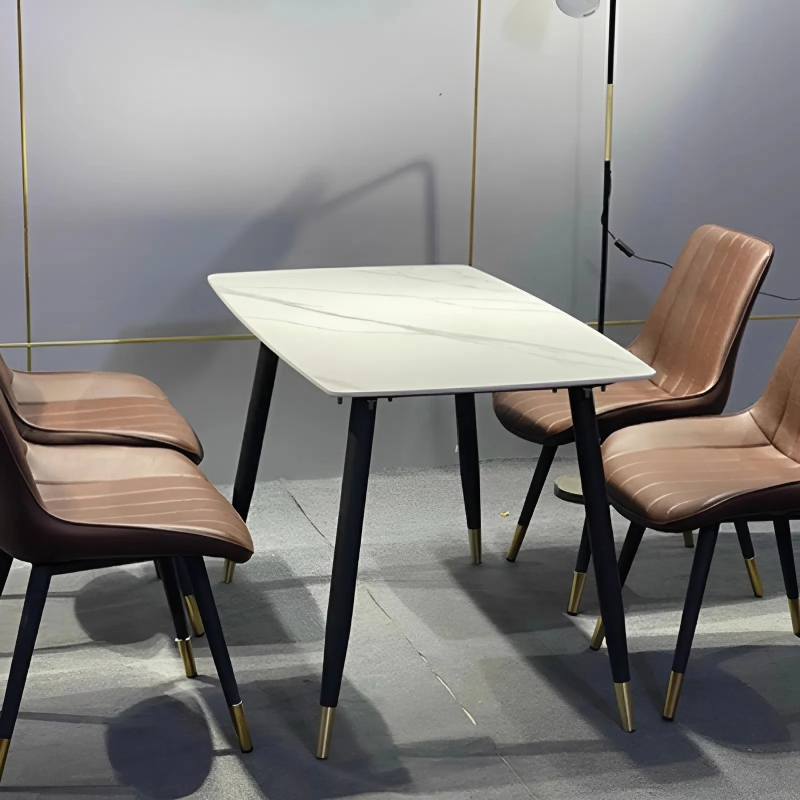Bộ Bàn Ăn Ceramic 4 Ghế Loft Sang Trọng - BGA1