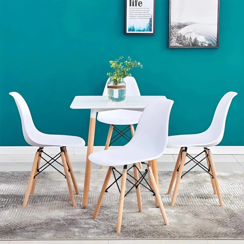 Bộ Bàn Cafe Tiếp Khách 4 Ghế Eames - BGCF1