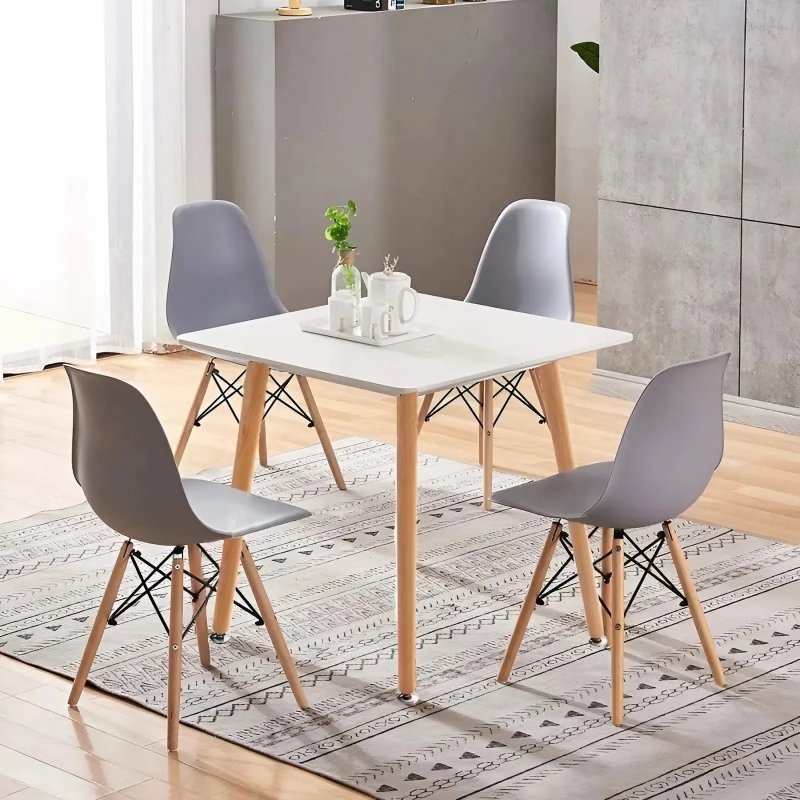 Bộ Bàn Cafe Tiếp Khách 4 Ghế Eames - BGCF1