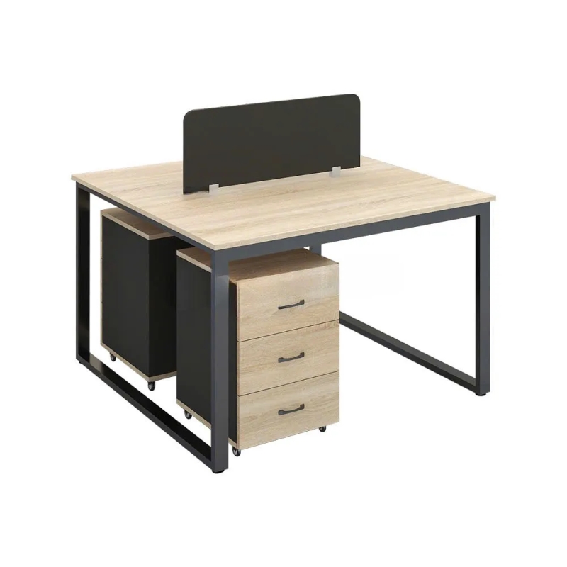Cụm Bàn Làm Việc 2 Người Phong Cách Tối Giản - BC111