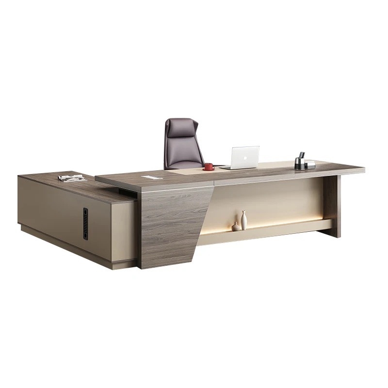 Bàn Giám Đốc Góc L Thiết Kế Mới Mẻ - BGĐ38