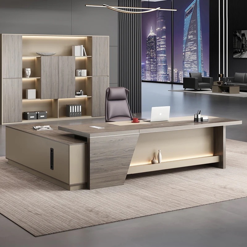 Bàn Giám Đốc Góc L Thiết Kế Mới Mẻ - BGĐ38
