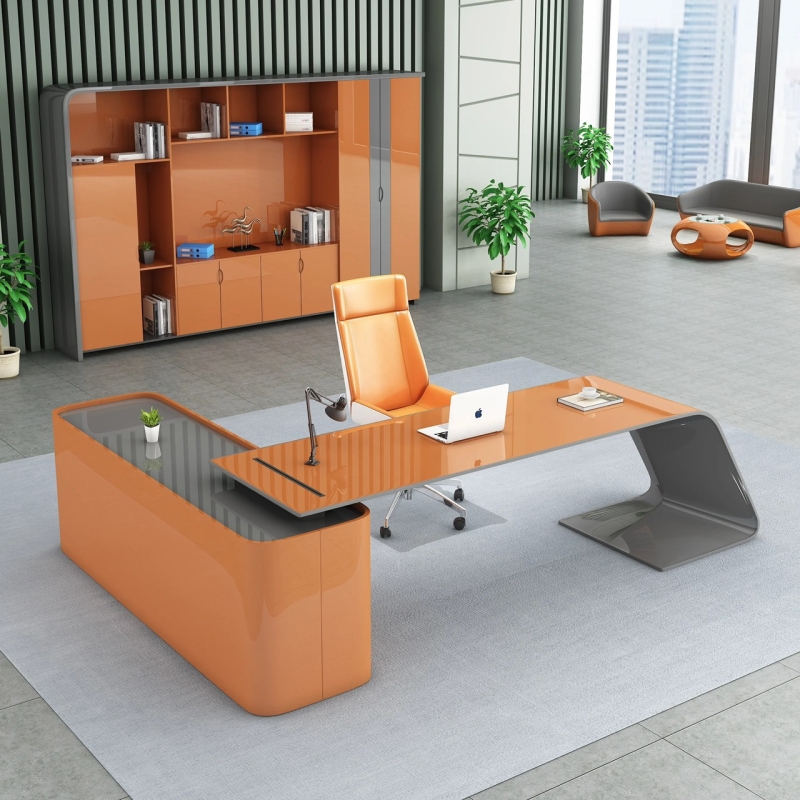 Bàn Giám Đốc Góc L Yếm Lửng - BGĐ16