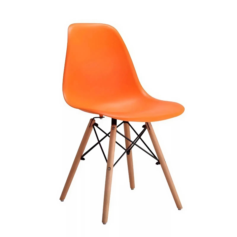 Ghế Cafe Tiếp Khách Eames Chân Gỗ Sồi - CF1