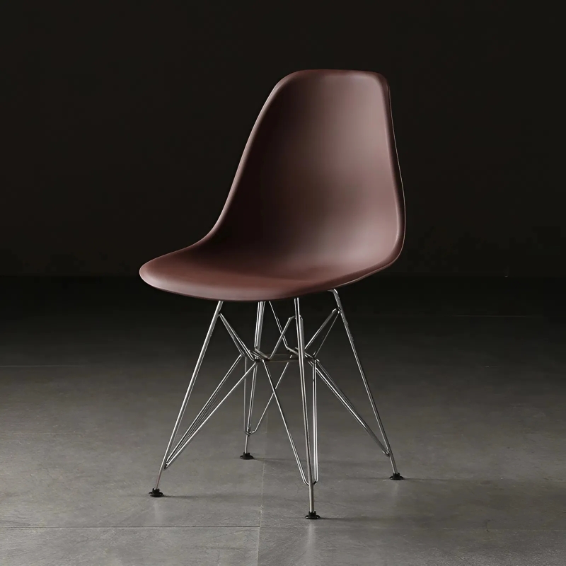 Ghế Cafe Tiếp Khách Eames Chân Sắt Mạ Crome - CF4