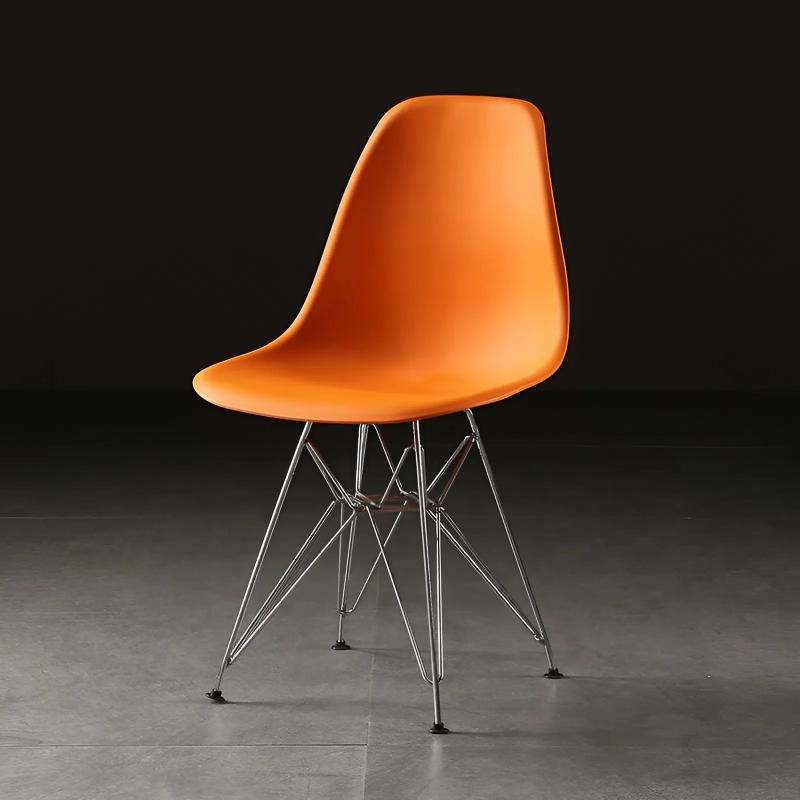 Ghế Cafe Tiếp Khách Eames Chân Sắt Mạ Crome - CF4
