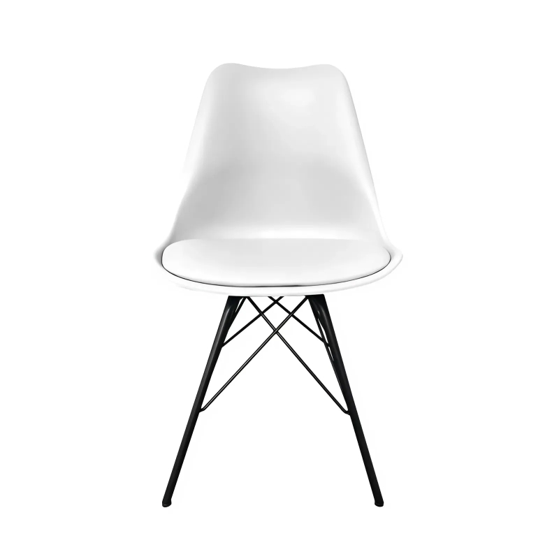 Ghế Cafe Tiếp Khách Eames Nệm Chân Sắt - CF7