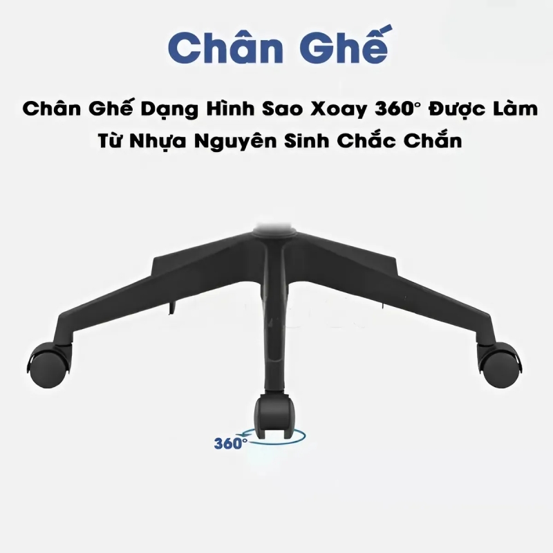Ghế Công Thái Học Gật Gù Bọc Nệm  - GX62