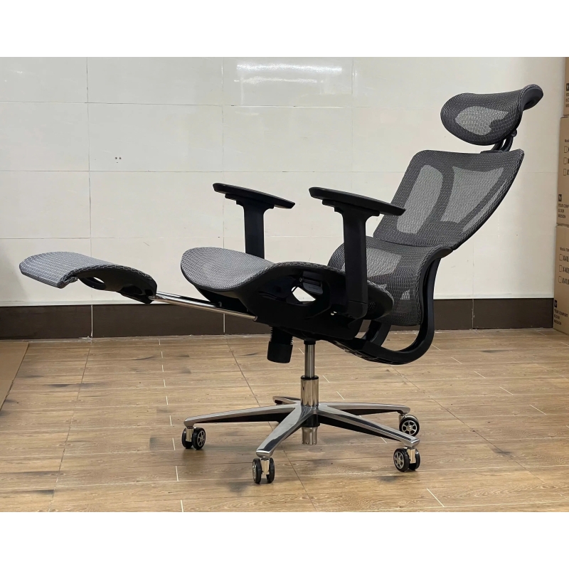 Ghế Công Thái Học Lưng Lưới Có Gác Chân Cao Cấp - GX83