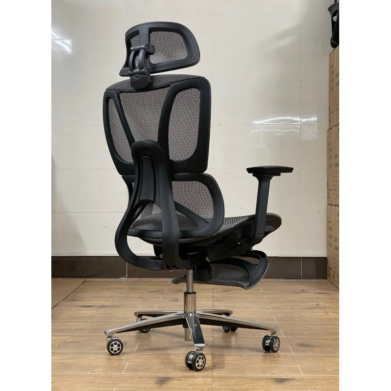 Ghế Công Thái Học Lưng Lưới Có Gác Chân Cao Cấp - GX83