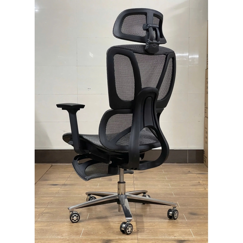 Ghế Công Thái Học Lưng Lưới Có Gác Chân Cao Cấp - GX83