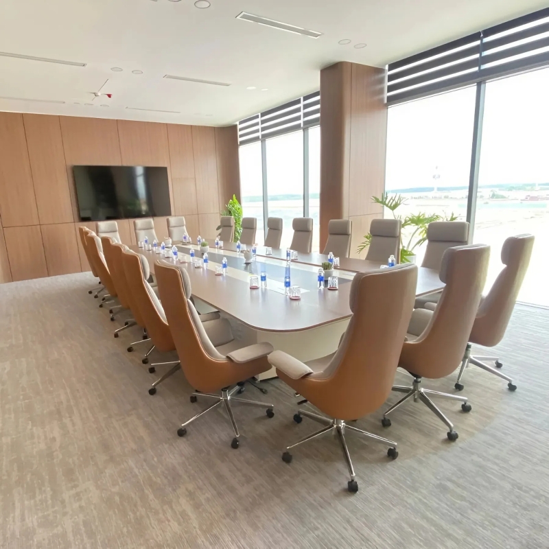 Ghế Giám Đốc Bọc Da Ốp Gỗ Sang Trọng - GGĐ10