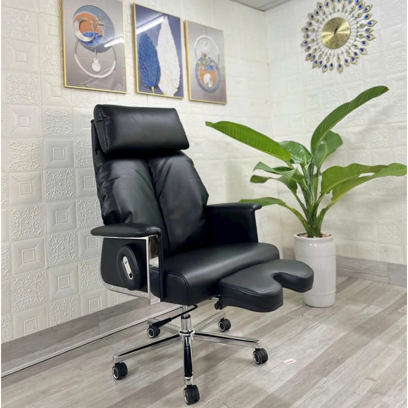 Ghế Giám Đốc Đệm Mút Có Gác Chân Dạng Chữ U - GGD48