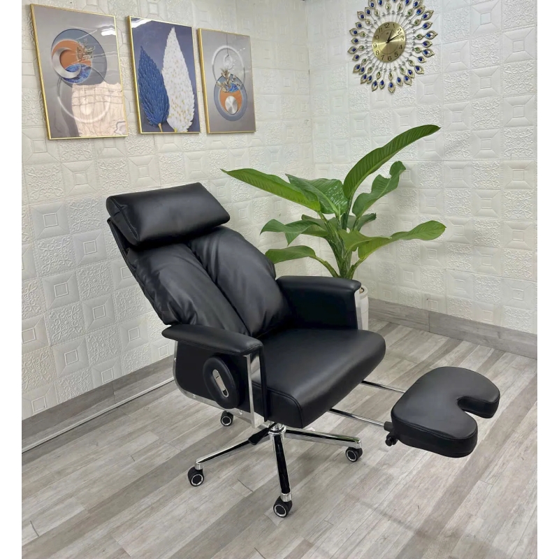 Ghế Giám Đốc Đệm Mút Có Gác Chân Dạng Chữ U - GGD48