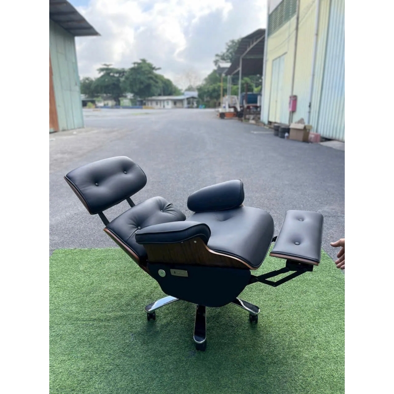 Ghế Giám Đốc Eames Ngả Lưng Kèm Gác Chân Da Cao Cấp - GGĐ61