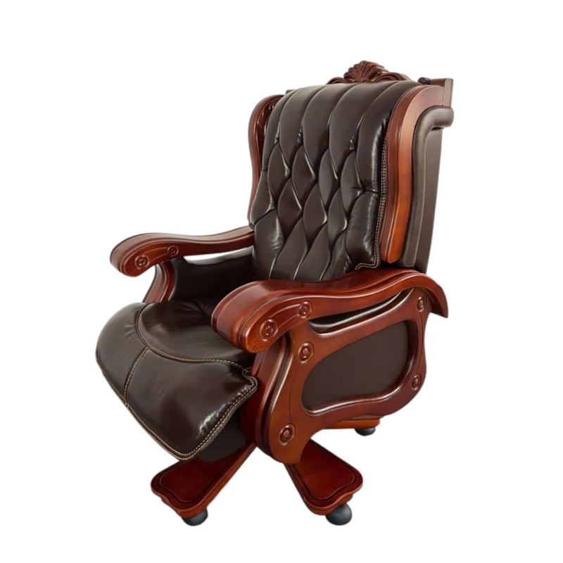 Ghế Giám Đốc Gỗ Tự Nhiên Thiết Kế Sang Trọng Và Đẳng Cấp - GGĐ44