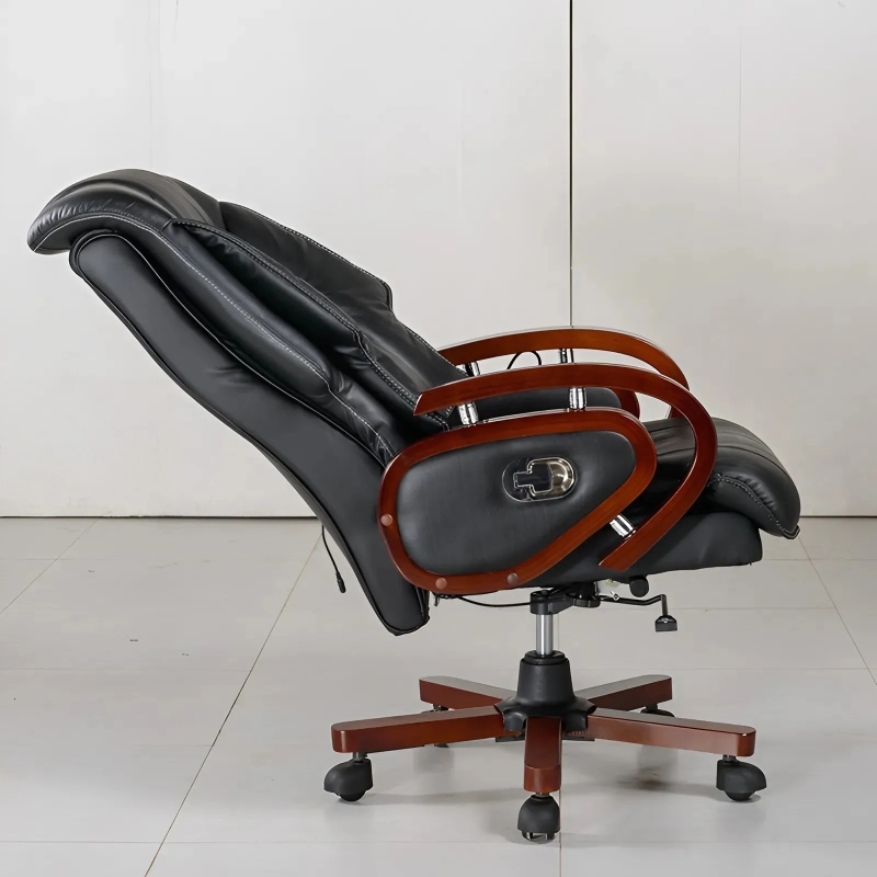 Ghế Giám Đốc Tay Ốp Gỗ Đẳng Cấp  -  GGĐ36