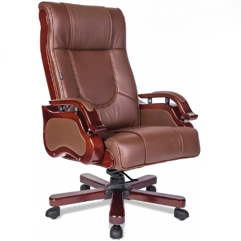 Ghế Giám Đốc Gỗ Tự Nhiên Phong Cách Cổ Điển - GGĐ41