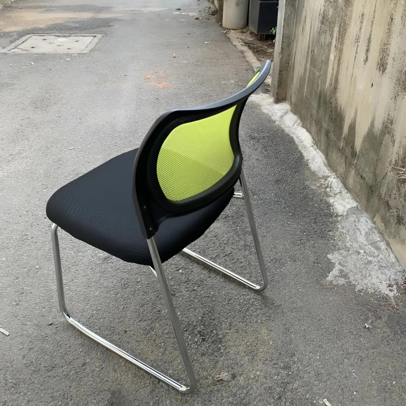 Ghế Phòng Họp Chân Quỳ Không Tay Xanh Lá - GQ17
