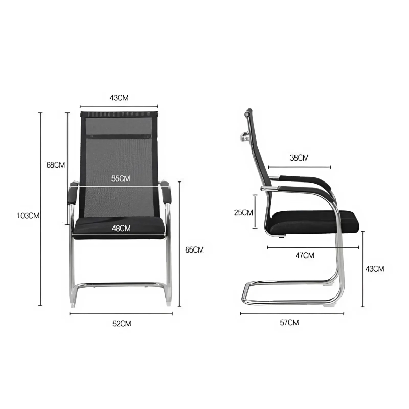 Ghế Phòng Họp Quỳ Nhún Lưng Cao - GQ29