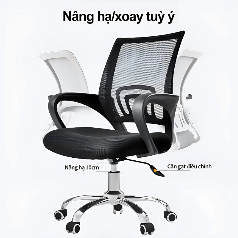 Ghế Xoay Văn Phòng Xoay Tròn Nâng Hạ - GX2