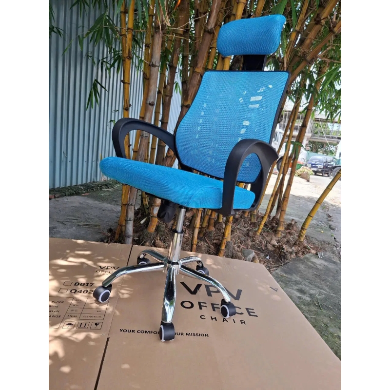 Ghế Văn Phòng Lưng Lưới Màu Xanh Mát Mẻ - GX90