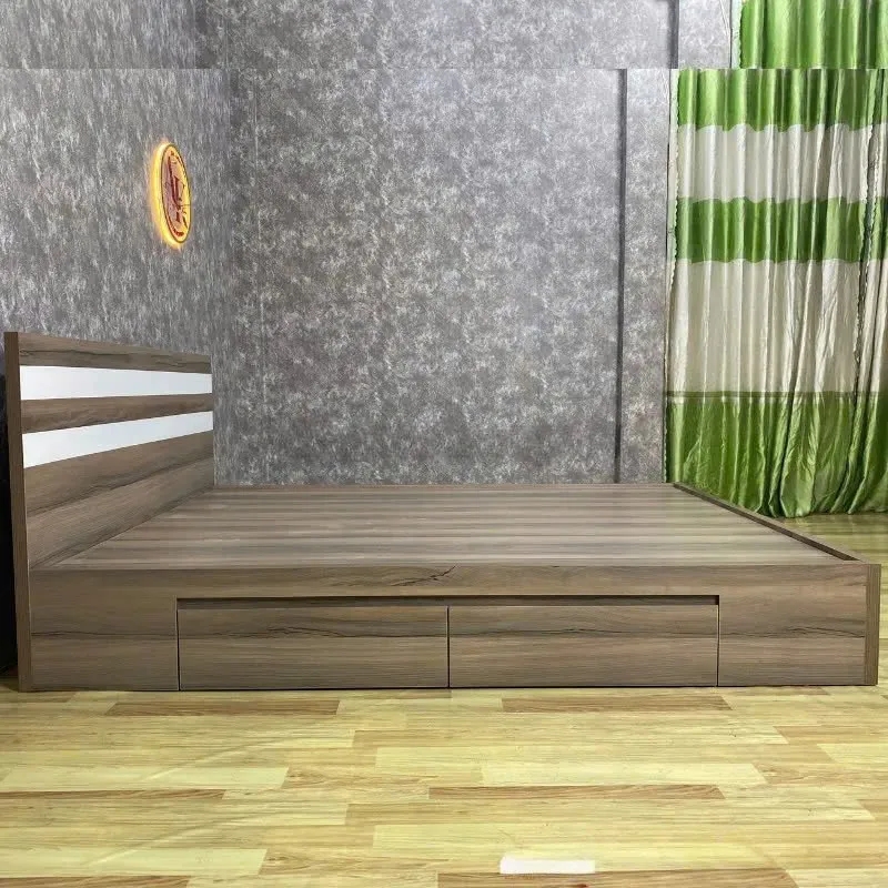 Giường Ngủ Gỗ Đơn Giản Tối Ưu Không Gian - GN28