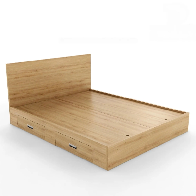 Giường Ngủ Gỗ Không Kệ Thanh Lịch - GN27