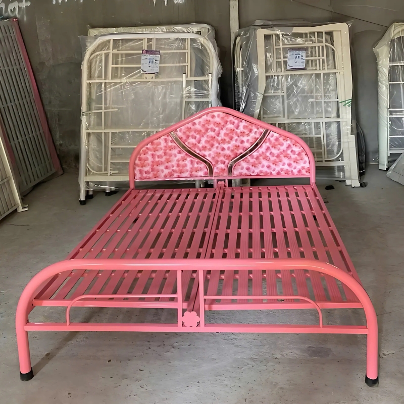 Giường Sắt Đẹp Giá Rẻ Phong Cách Hiện Đại - GN23