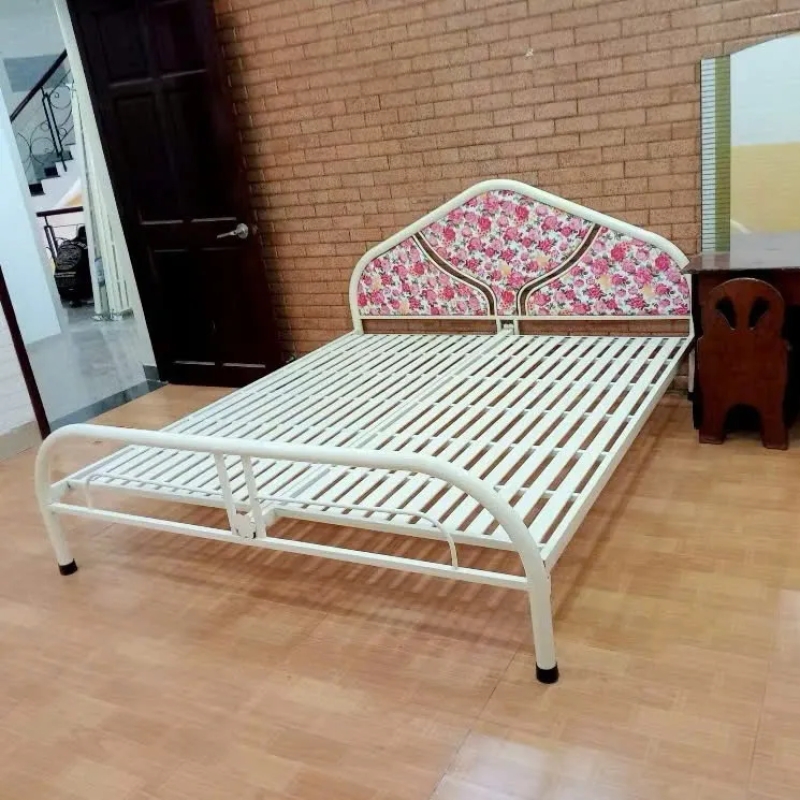 Giường Sắt Đẹp Giá Rẻ Phong Cách Hiện Đại - GN23