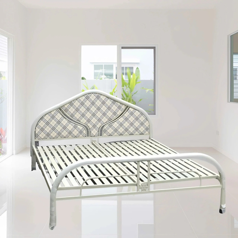 Giường Sắt Đẹp Giá Rẻ Phong Cách Hiện Đại - GN23