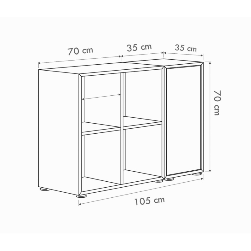  Kệ Giày Dép Gỗ MDF Màu Trắng Tinh - KGD14