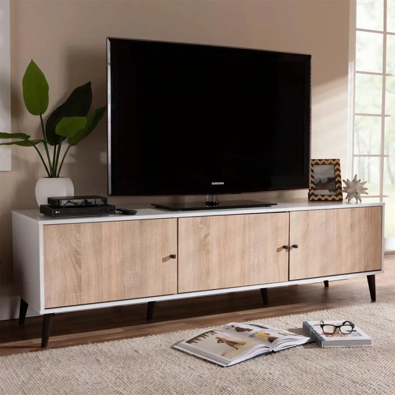 Kệ Tivi 3 Cánh Cửa Thiết Kế Bắc Âu - KTV30