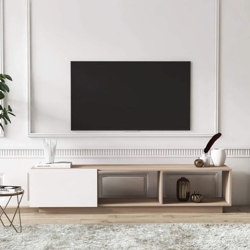Kệ Tivi Dáng Thấp Cánh Lật Tối Giản - KTV27